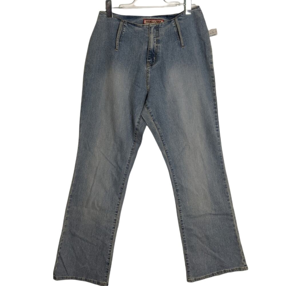 NWT Vanilla Star Vintage 90's Mid Rise Bootcut Jeans No Waistband Women's